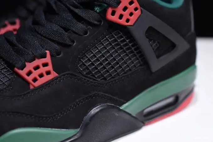 Rep Air Gorge GUCC Jordan NRG AQ3816-063 4 Black Red Green-Varsity 0625